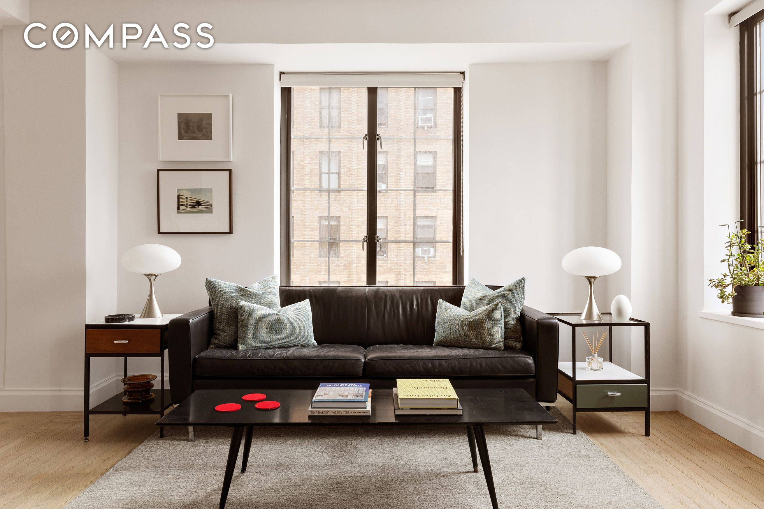 Perched on the ninth floor of a classic Art Deco cooperative, this two bedroom, two bath pre war residence offers a quiet, confident sense of elegance.