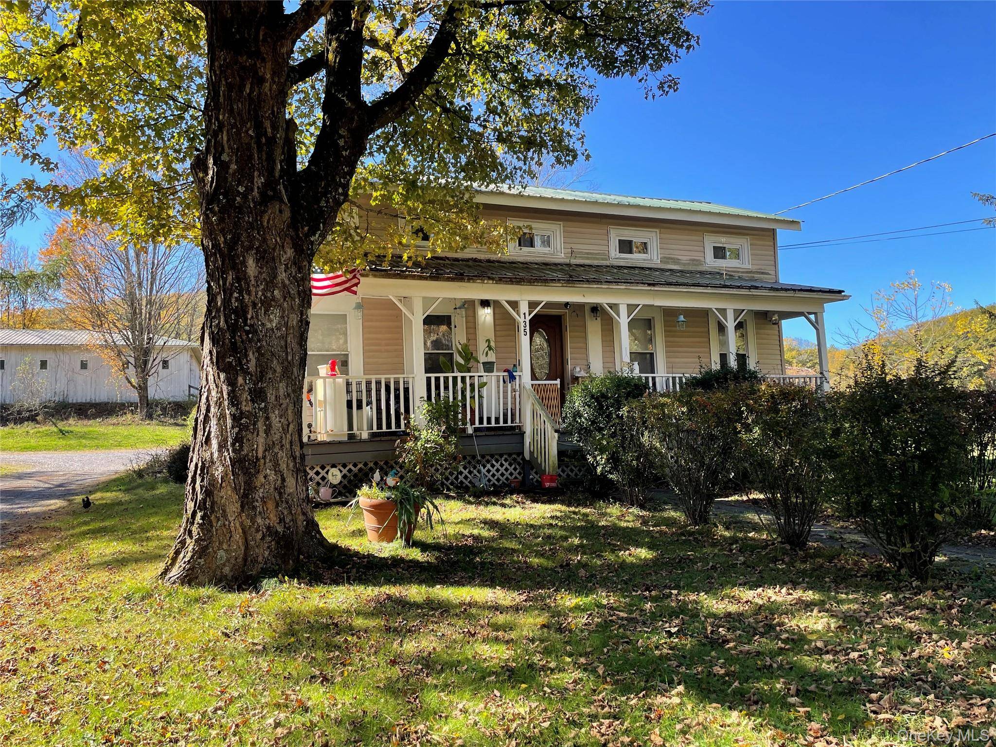 Thinking about a micro agricultural usage, here is about 40 acres of level grassland behind the barn on this 90 acre agricultural compound, with 5 residential income units in place, ...