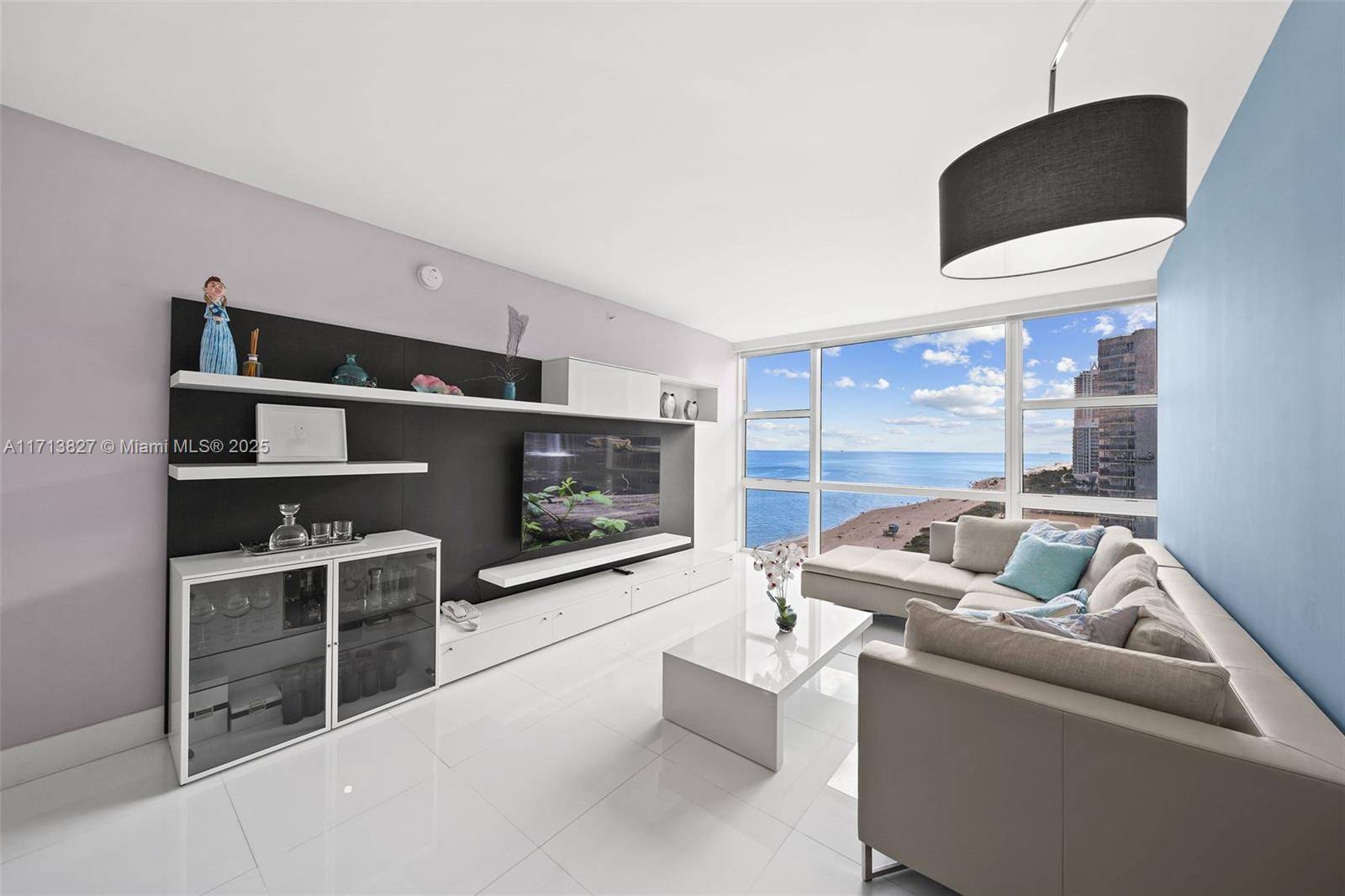 Beautiful ocean view unit from every room plus balcony at Carillon Miami Wellness Resort.