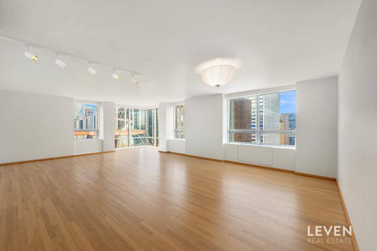 OPEN HOUSES ARE BY APPOINTMENT ELEGANT HIGH FLOOR CORNER RESIDENCE WITH HOME OFFICE, ATOP MoMAStep into a world of elegance and sophistication in this stunning corner unit at Museum Tower ...