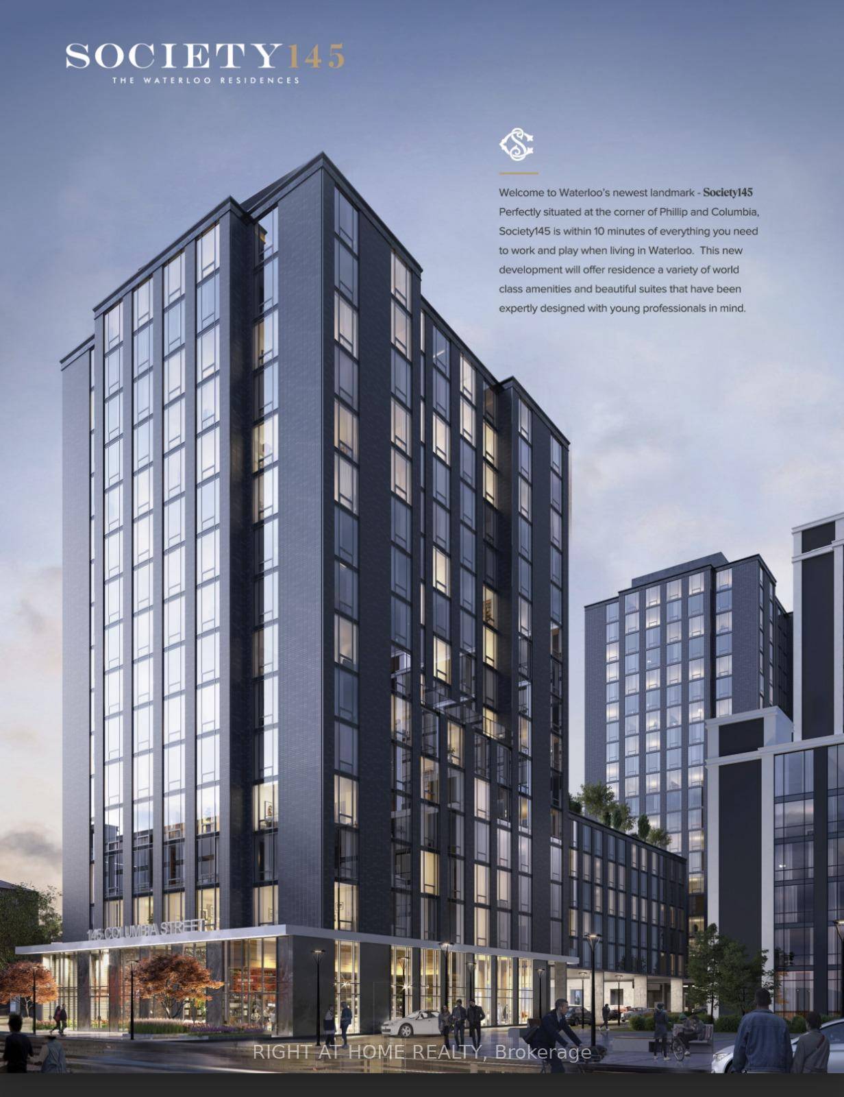 Modern, and fully furnished 1 bedroom den condo in a prime Waterloo location steps from both universities.