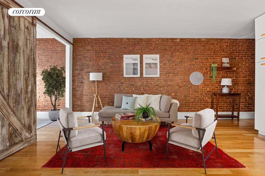 411 15th Street, Unit M This cheerfully renovated Park Slope 2 bedroom apartment is located one block from Prospect Park in a beautifully maintained coop building.