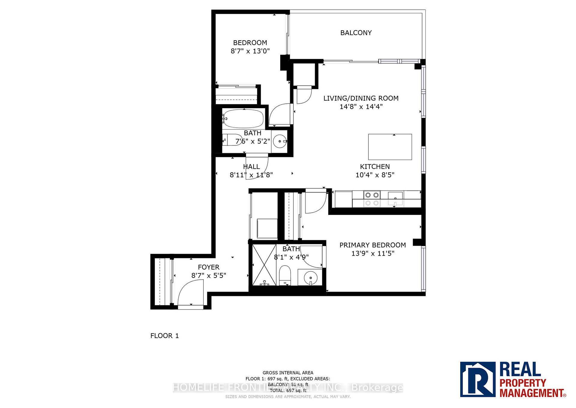Move in 9 15th. This elegant 9ft ceilings 2bedroom 1Parking suite offers a bright, open concept living and dining area, a modern kitchen outfitted with premium appliances and high end ...