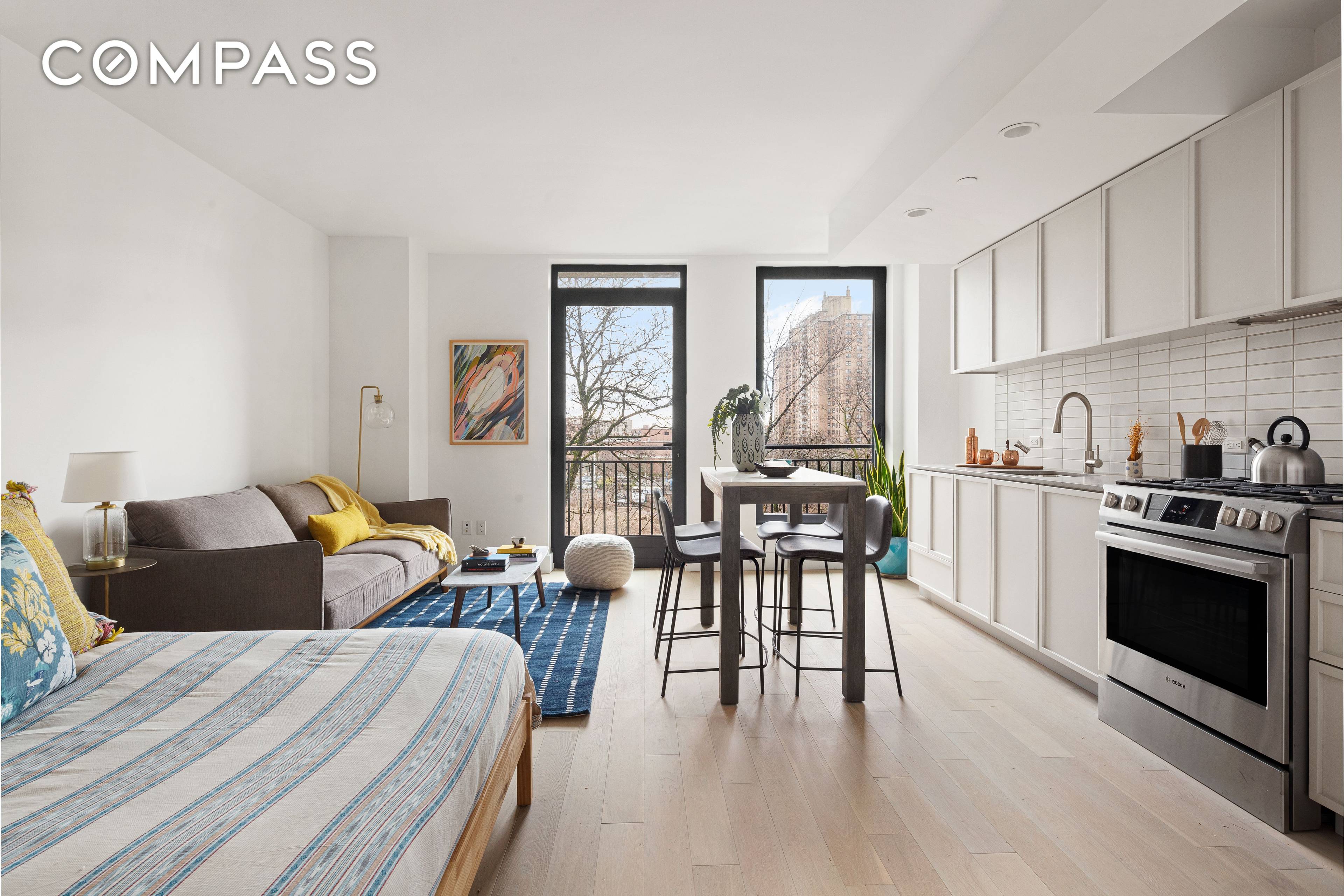 Welcome to 111 Montgomery Crown Heights First Full Service Condominium Residence 7C is a gorgeous, light filled, 482 sq ft east facing studio.