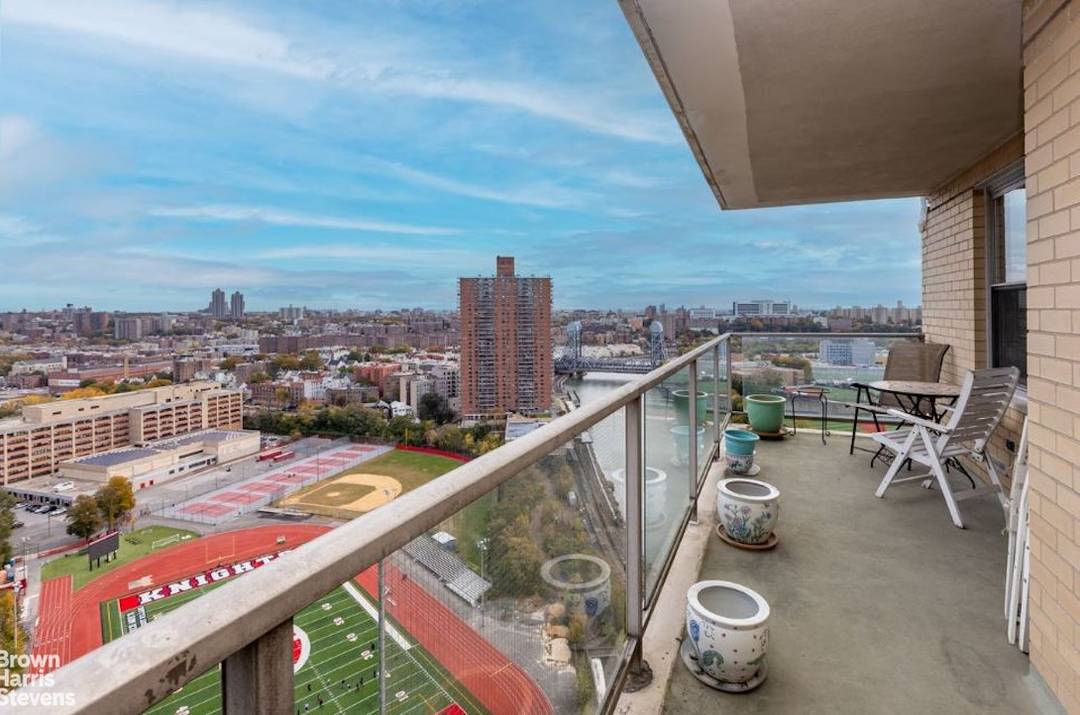 HIGH FLOOR. HIGH STYLE. Perched on a high floor with breathtaking views from every window, this beautifully renovated corner two bedroom, two bath is the epitome of luxury living.