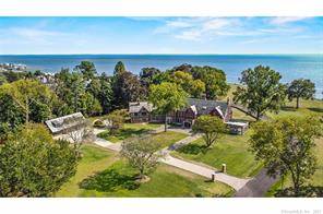 Sasco Point. Sensational 15 acre waterfront estate originally designed by noted architect Henry C.