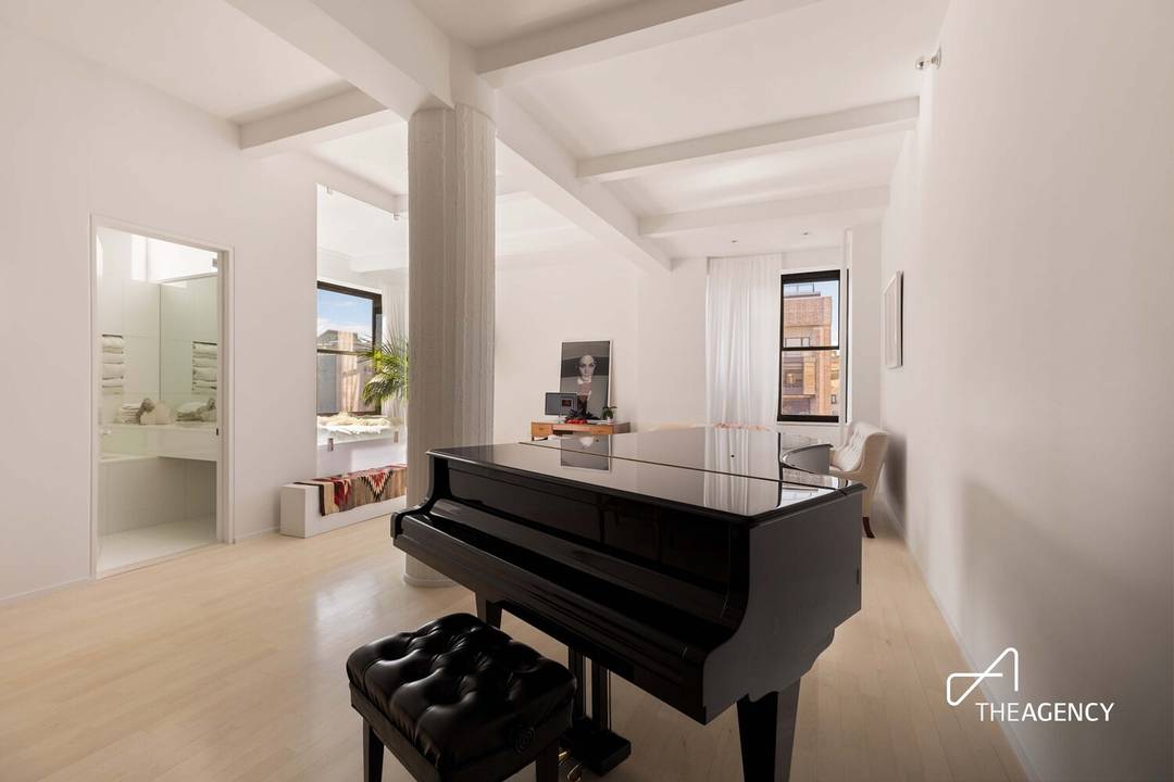 High Floor Greenwich Village Artist's Loft Enjoy spectacular sunlight and wonderful sky views from this spacious open artist's loft in Greenwich Village Noho.