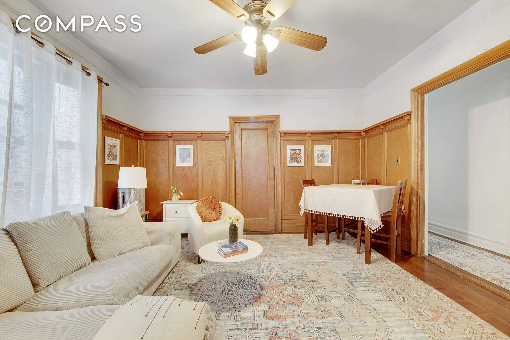 Charming 3 Bedroom Pre War Gem with Abundant Natural Light Investors Welcome !