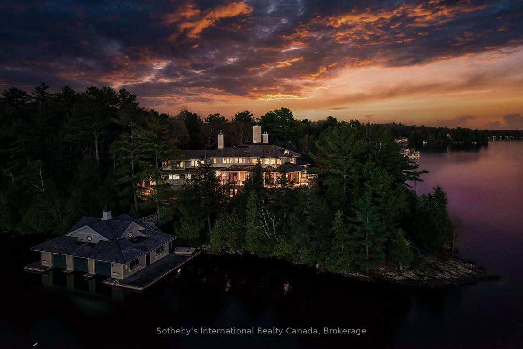 SUNSET POINT LAKE MUSKOKA Presenting the most Iconic Muskoka Estate, embodying unparalleled luxury and prestige on the shores of Lake Muskoka.