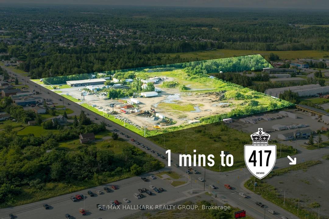 Prime 20 acre parcel strategically situated in the rapidly growing Stittsville Ottawa area, offering direct access to Highway 417.