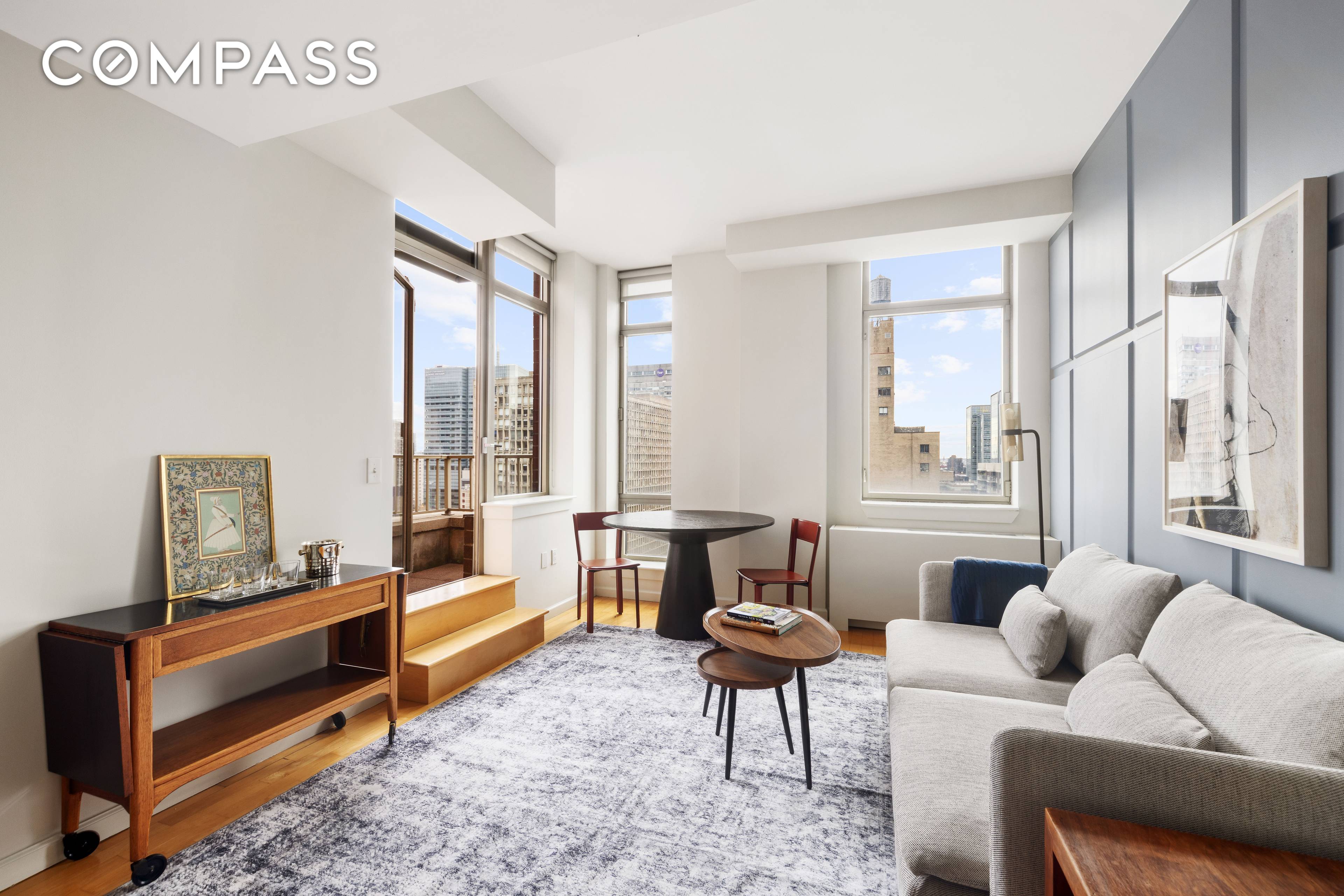 This sophisticated 836 square foot home on the penultimate floor of a modern mid rise condominium has far reaching open views to the north and south, up and down 2nd ...