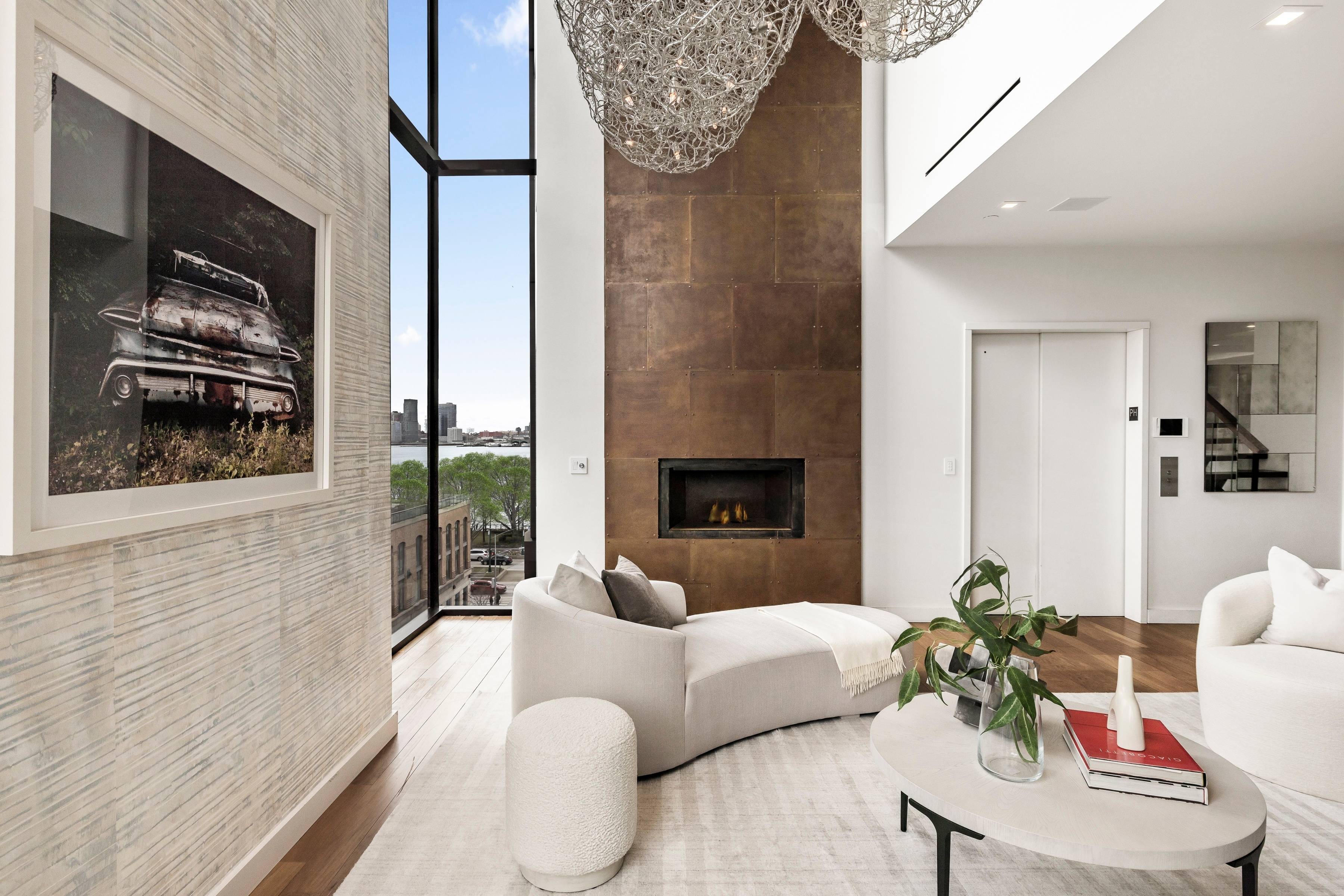 This incredible penthouse located on cobblestoned West 12th street in the West Village features four bedrooms, and three and a half baths fourth bath can easily be converted back in ...