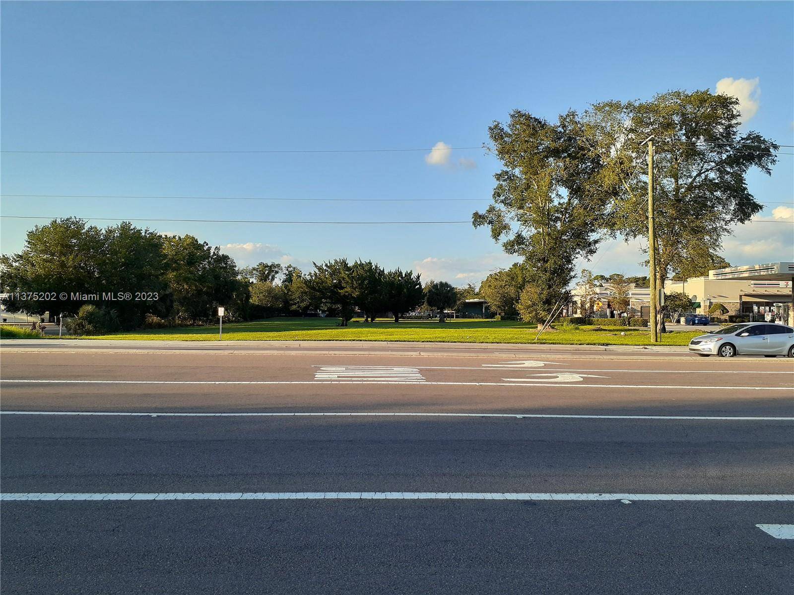 Available for sale is vacant land beside the 7 Eleven gas station and convenience store.