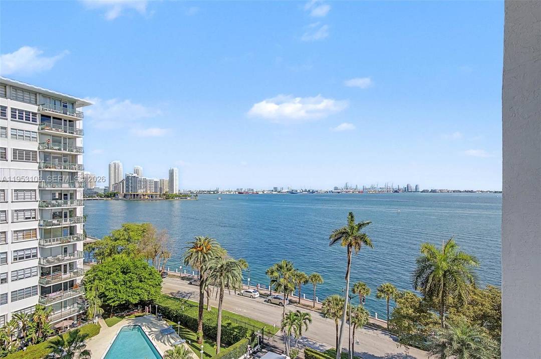 Wonderful 2 bedroom 2 bath condo in Bayshore Place with breathtaking view of Biscayne Bay.