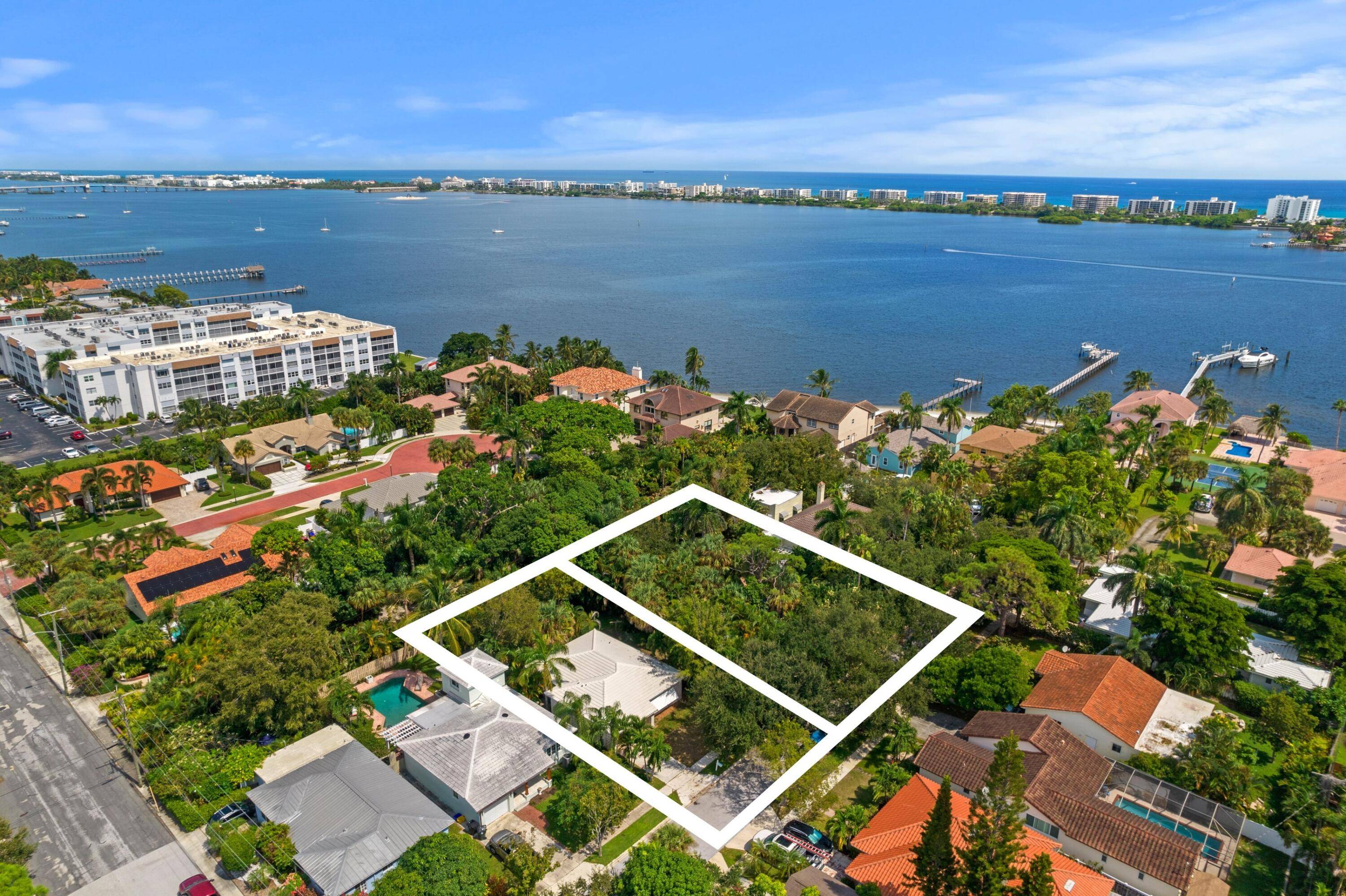 The property consists of 2 lots, both lots are 50X117 ft.