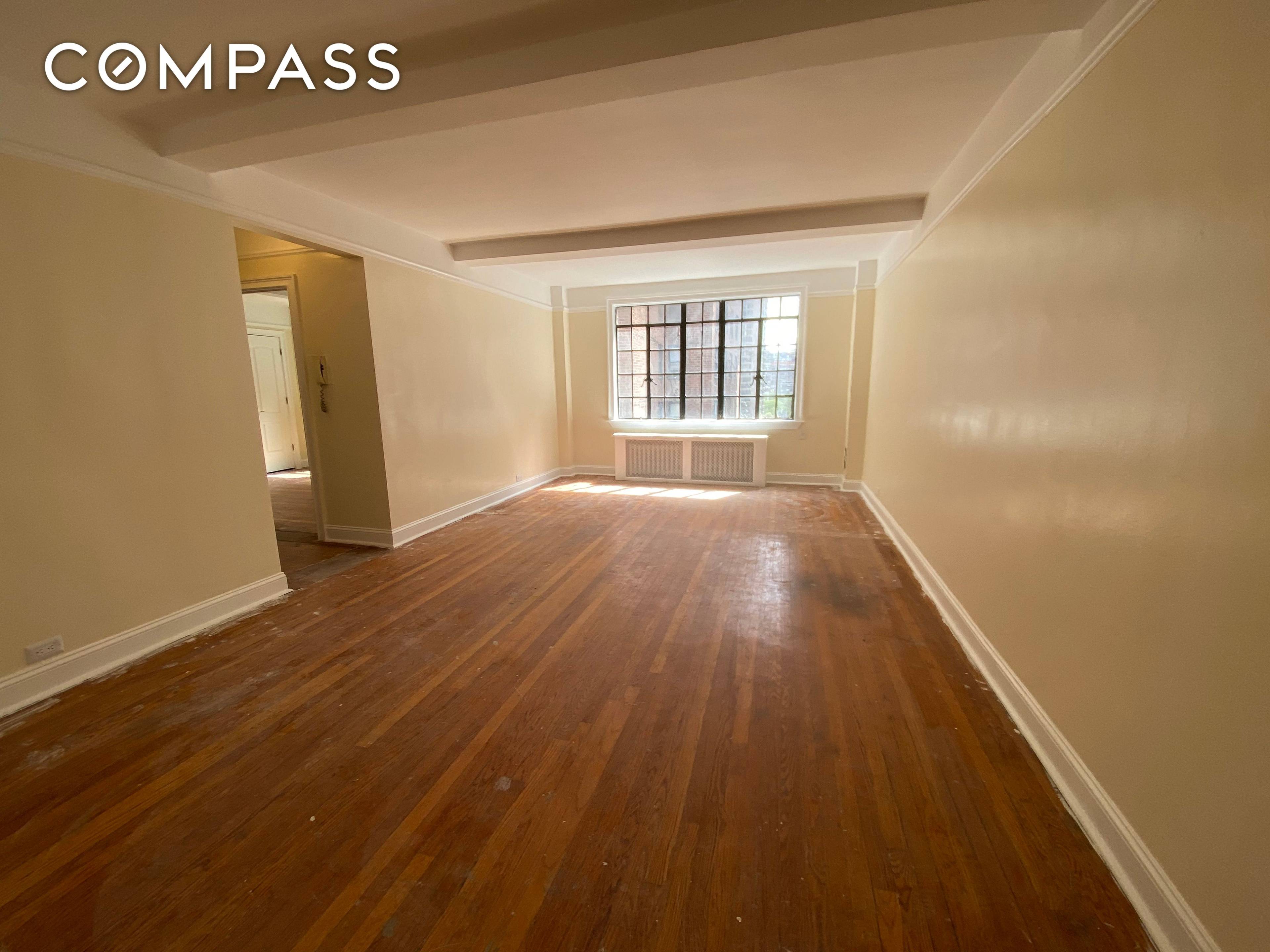 Spacious two bedroom, one bathroom apartment available June 27th on or about for a 12 month minimum lease.