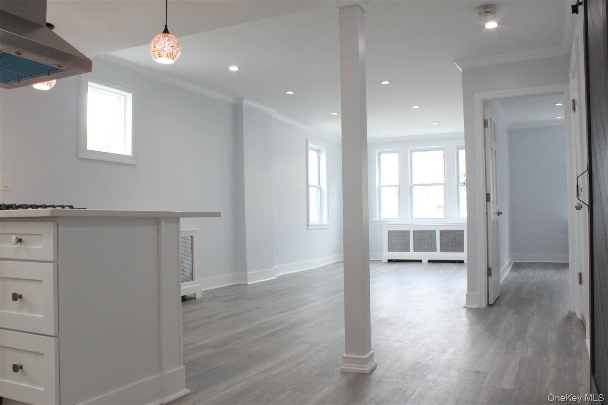 This top floor apartment has been completely renovated from stud to finish.