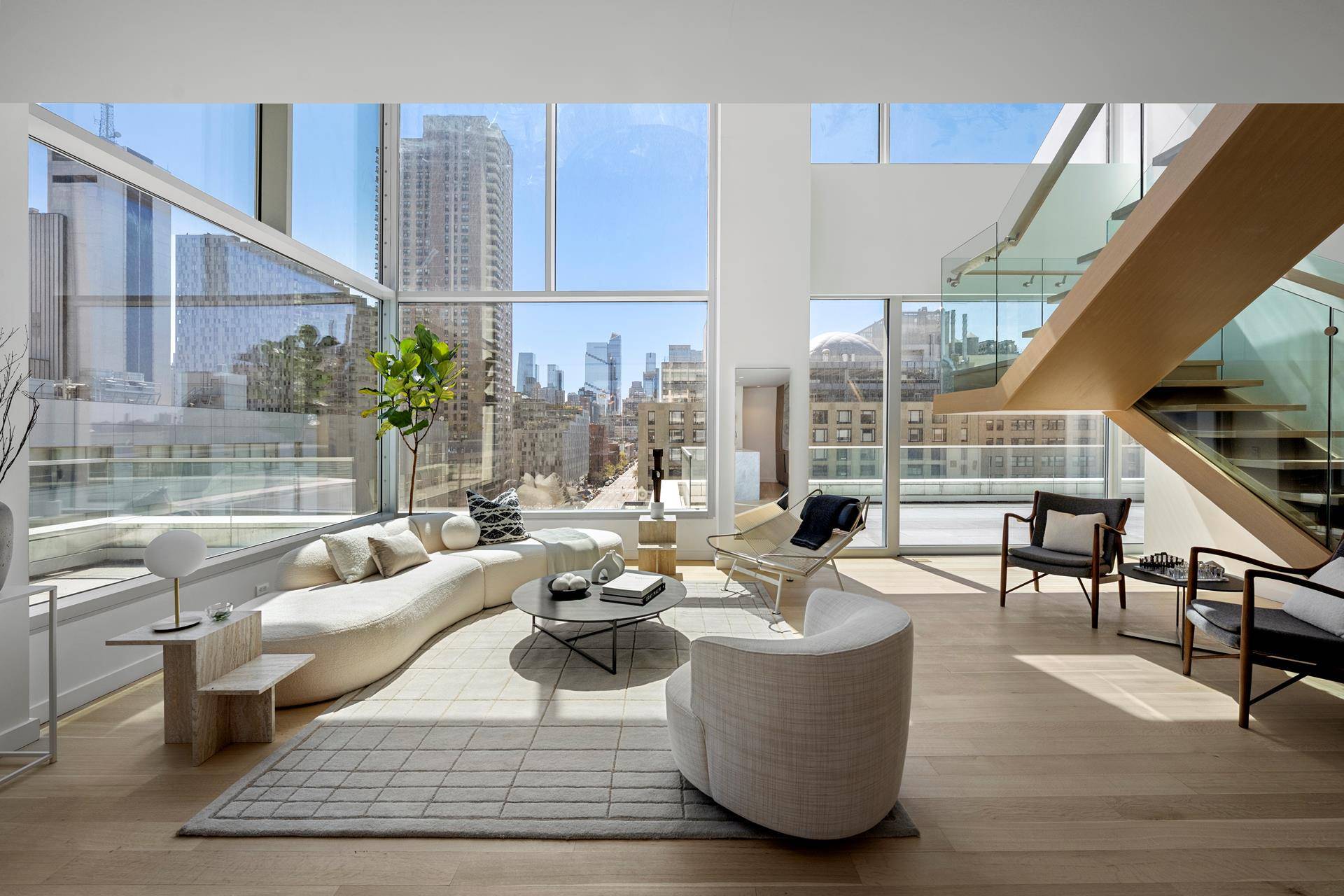 Designed by renowned architect Alvaro Siza with interiors by Gabellini Sheppard, Duplex 9A is a 2, 479 SF three bedroom three and a half bathroom duplex residence featuring an expansive ...