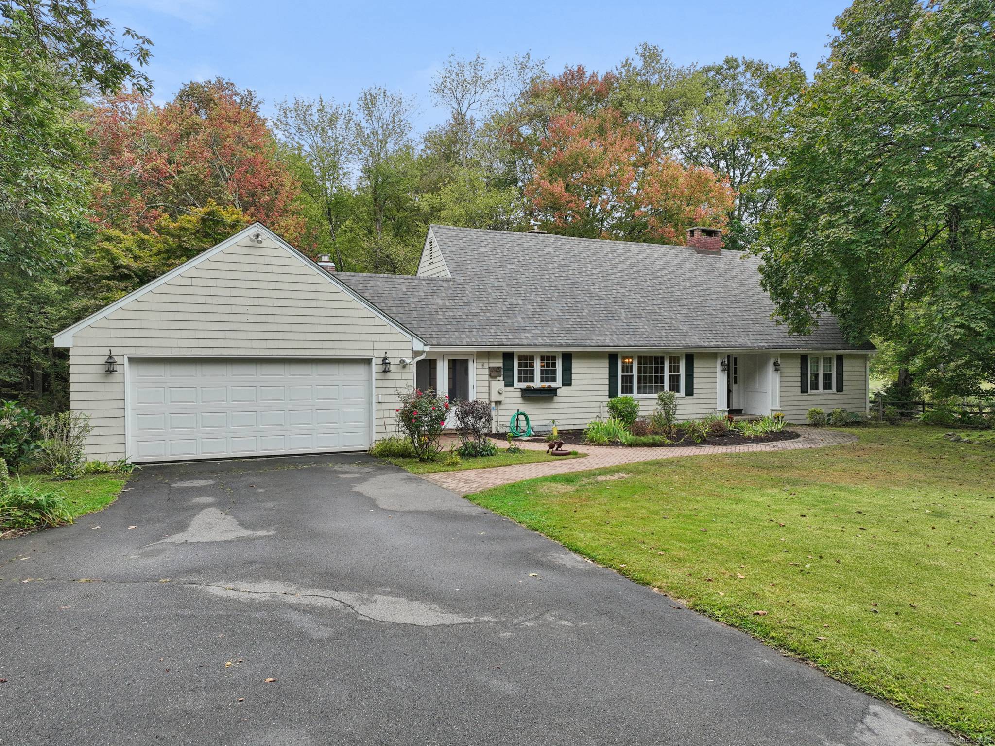 Charming and spacious, this expanded Cape in West Simsbury offers both character and comfort.
