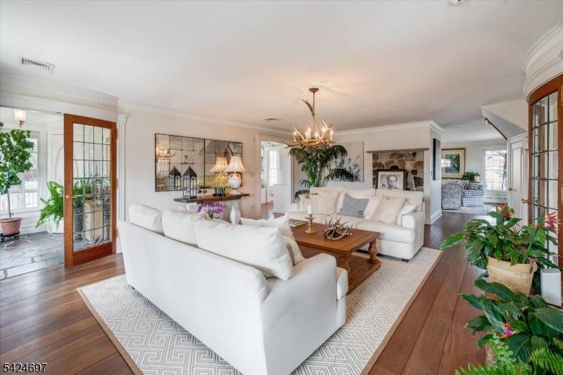 Elegant Victorian overlooking rolling fields and pastures on a private horse farm in the heart of Bedminster.
