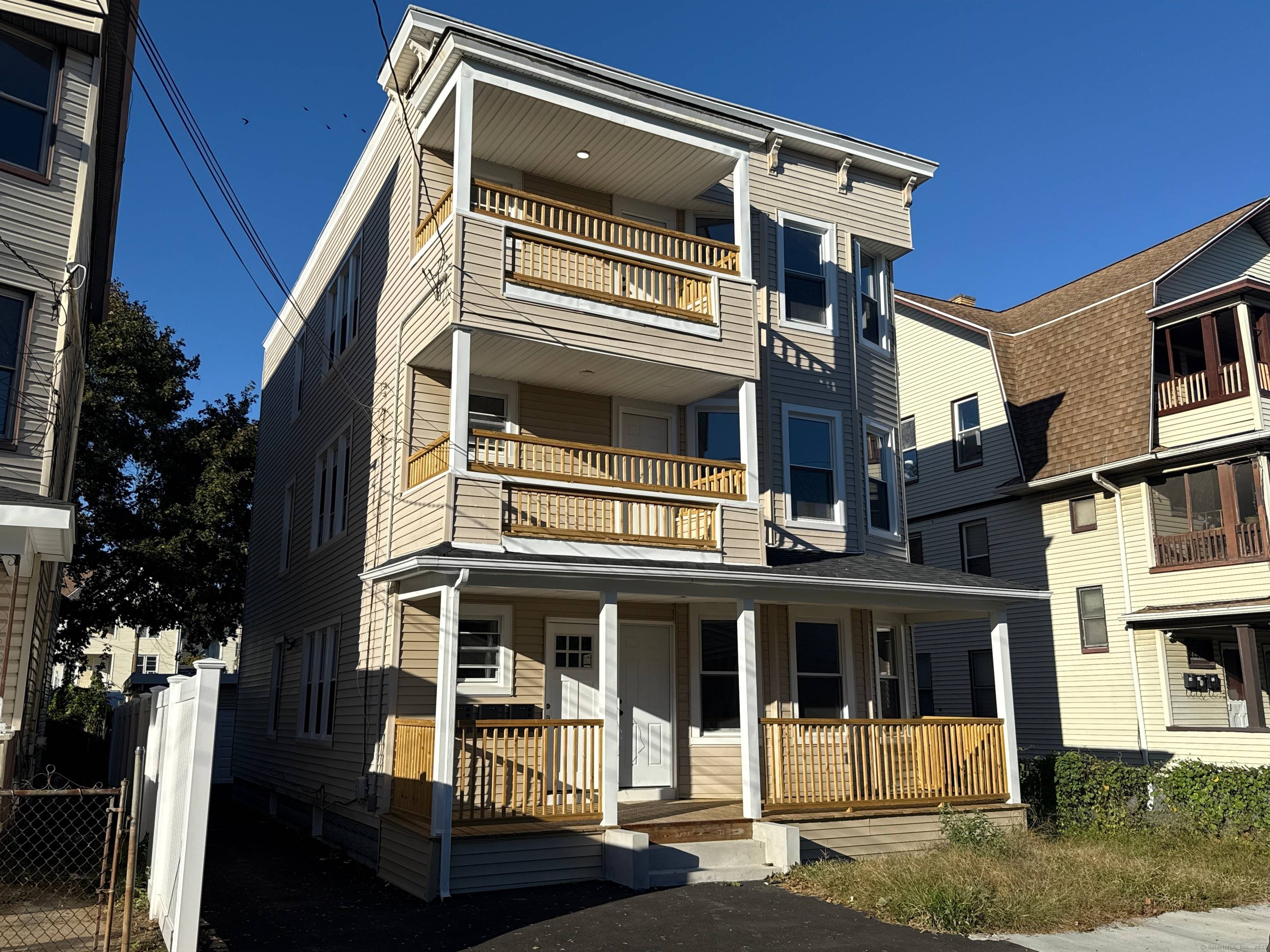 Completely renovated three family property in the Black Rock section of Bridgeport, with all three units featuring the same layout 3 bedrooms and 1 full bath.