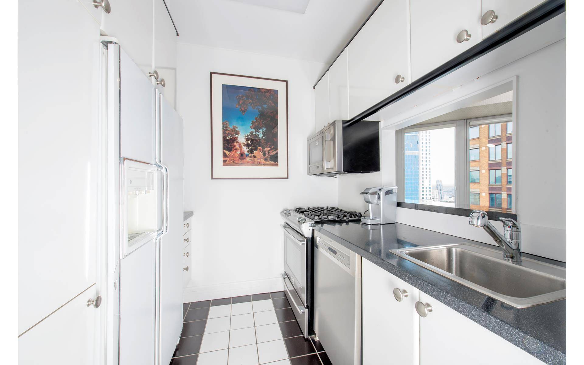 Great Views from this gorgeous condo on high floor with floor to ceiling windows overlooking North and West.