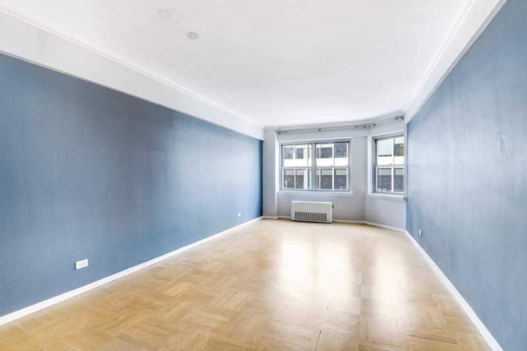 This large scale updated one bedroom apartment is perched high on the 16th floor of one of Murray Hill South Midtown's premier full service condominiums.