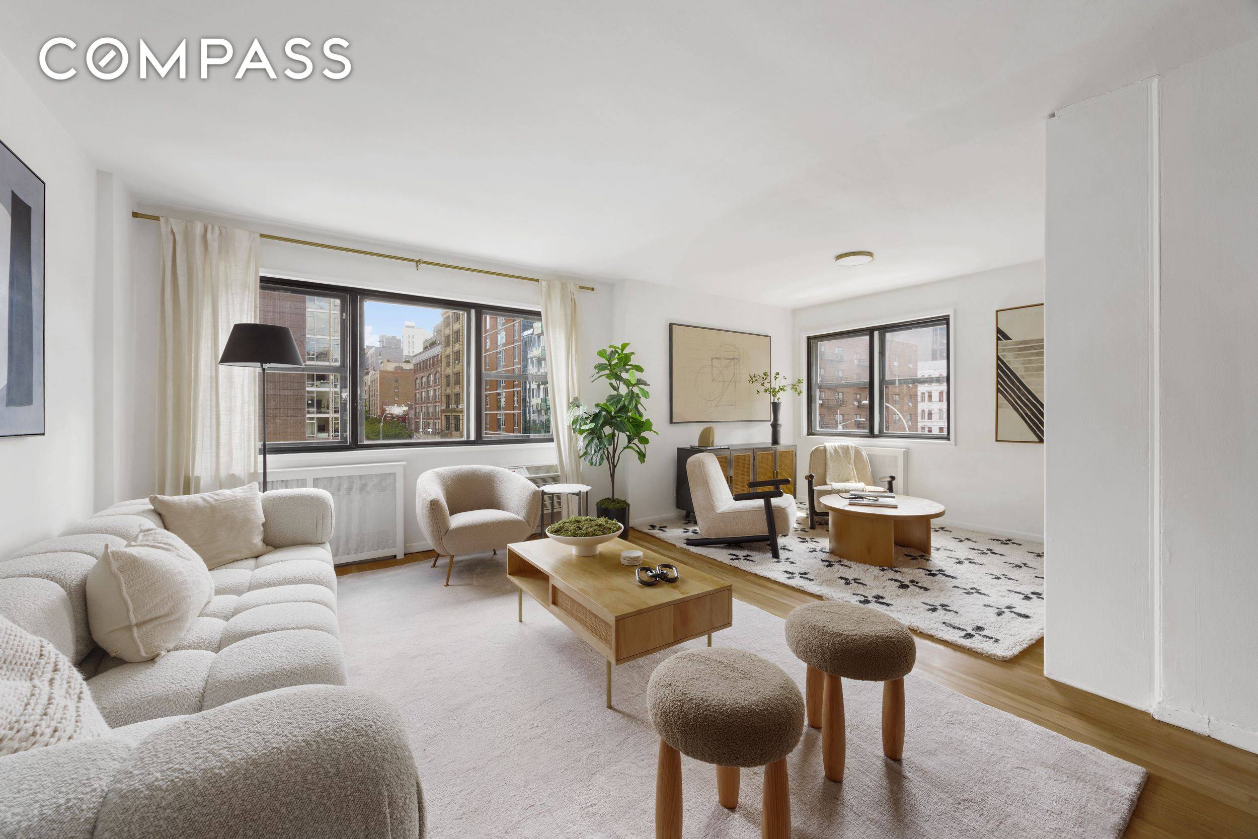 Ideally located at the corner of West 18th Street in the heart of Chelsea, this sun filled 2 bedroom, 2 bathroom home easily convertible to a 3 bedroom offers a ...