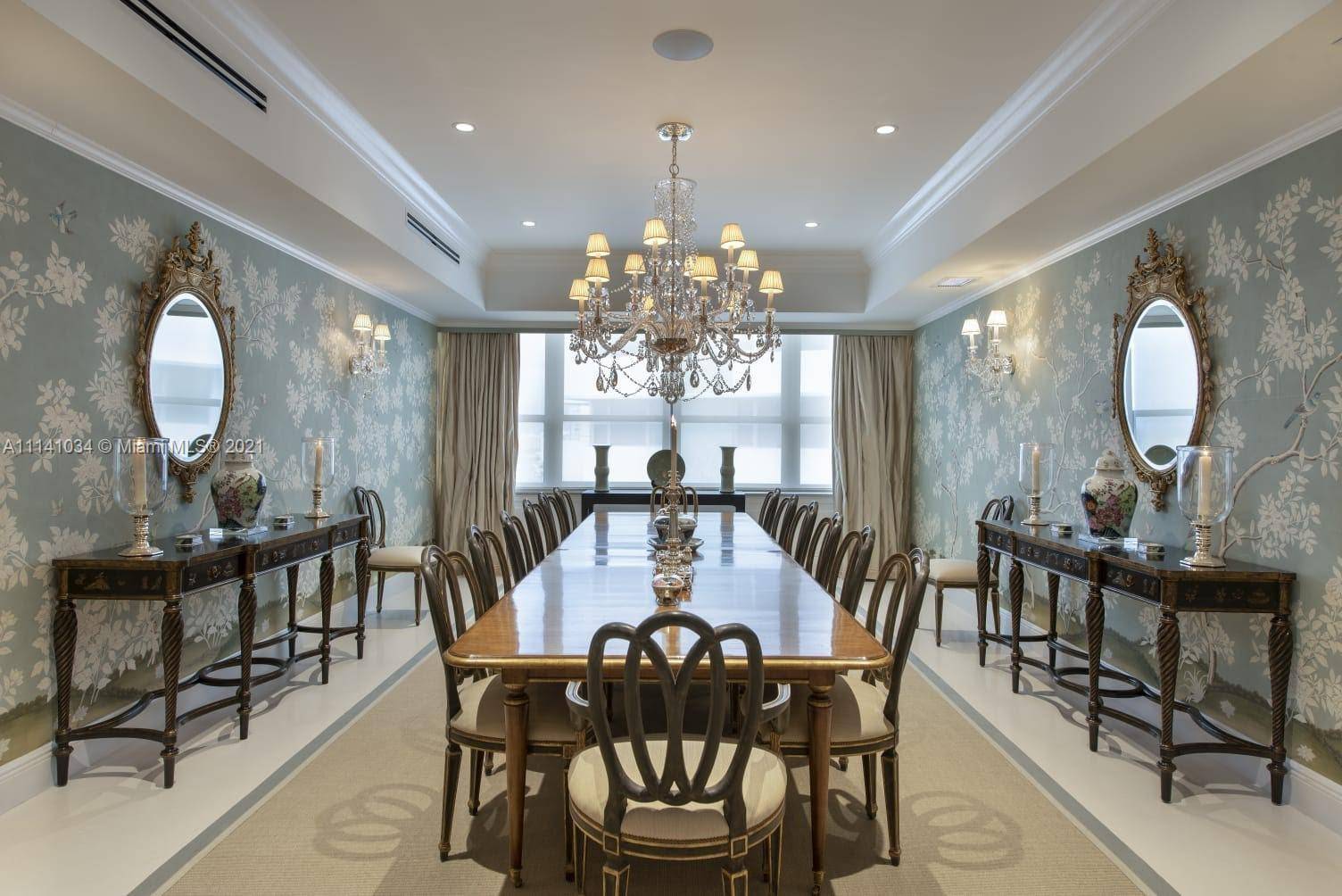 This exquisite two story, five bedroom penthouse apartment with almost 7, 300 square feet of living space offers exemplary panoramic views of the ocean and city.