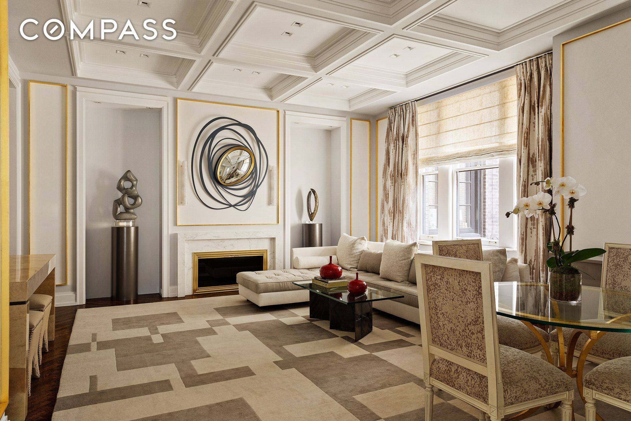 Welcome to this impeccably renovated residence at the prestigious 907 Fifth Avenue a stunning two bedroom with a home office in one of the city s most coveted co ops.