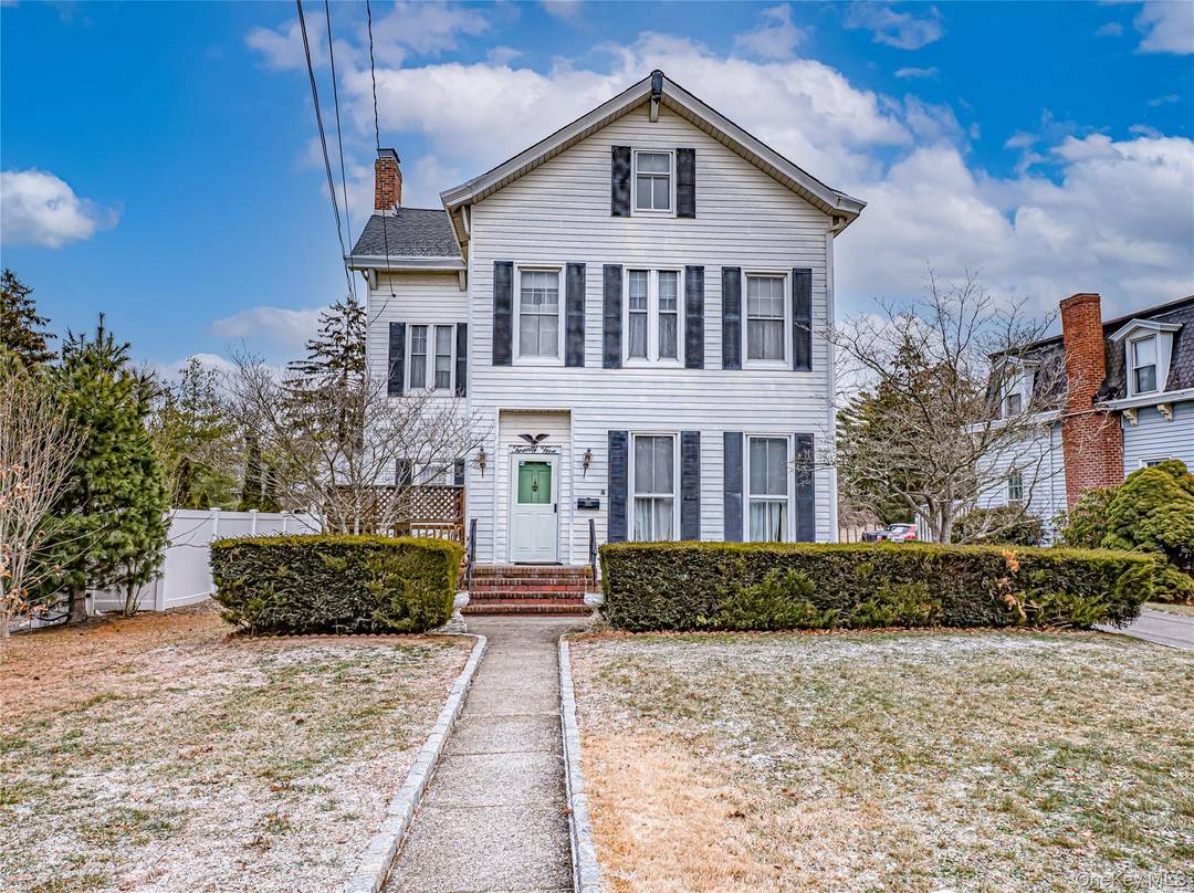 Welcome to this exceptional waterfront in the heart of Bay Shore, a rare 1850 built home rich in timeless charm and character.