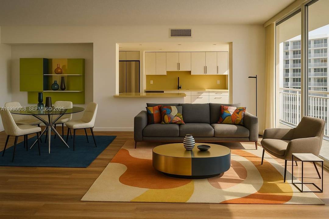 LOCATION ! ! ! Live with intention in this stylish 2BR, 2BA condo at Del Prado in Aventura.