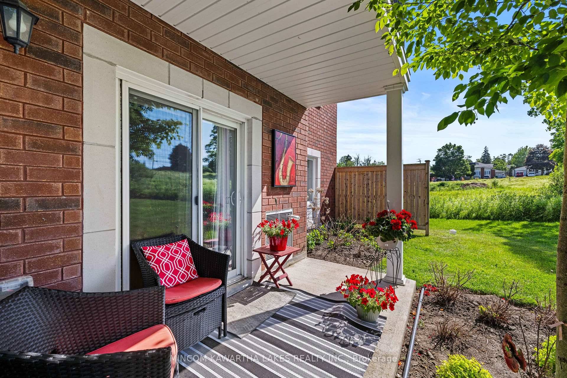 Lovely main floor end unit condo in a terrific location close to shopping, The Parkway, hospital, Kawartha Golf Club, and all amenities.