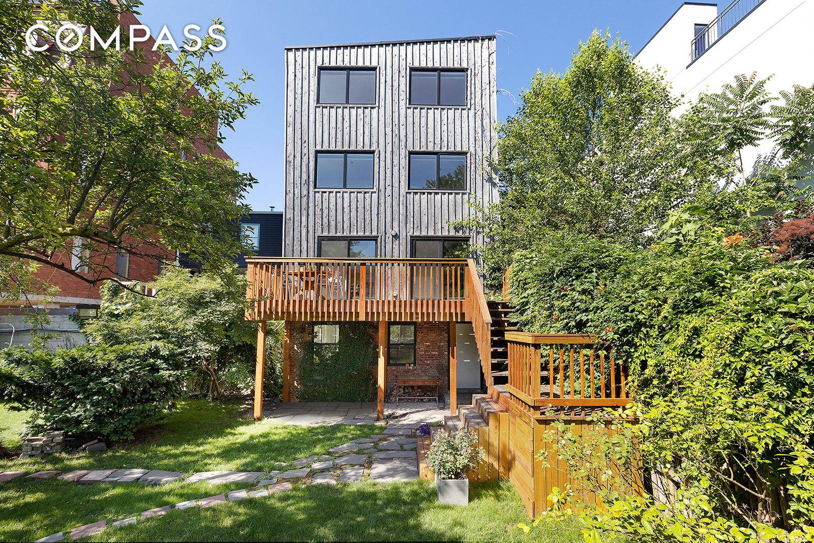 Country in the city ! You will not see another opportunity like this in Brooklyn TWO completely renovated, sun filled houses on one lot !