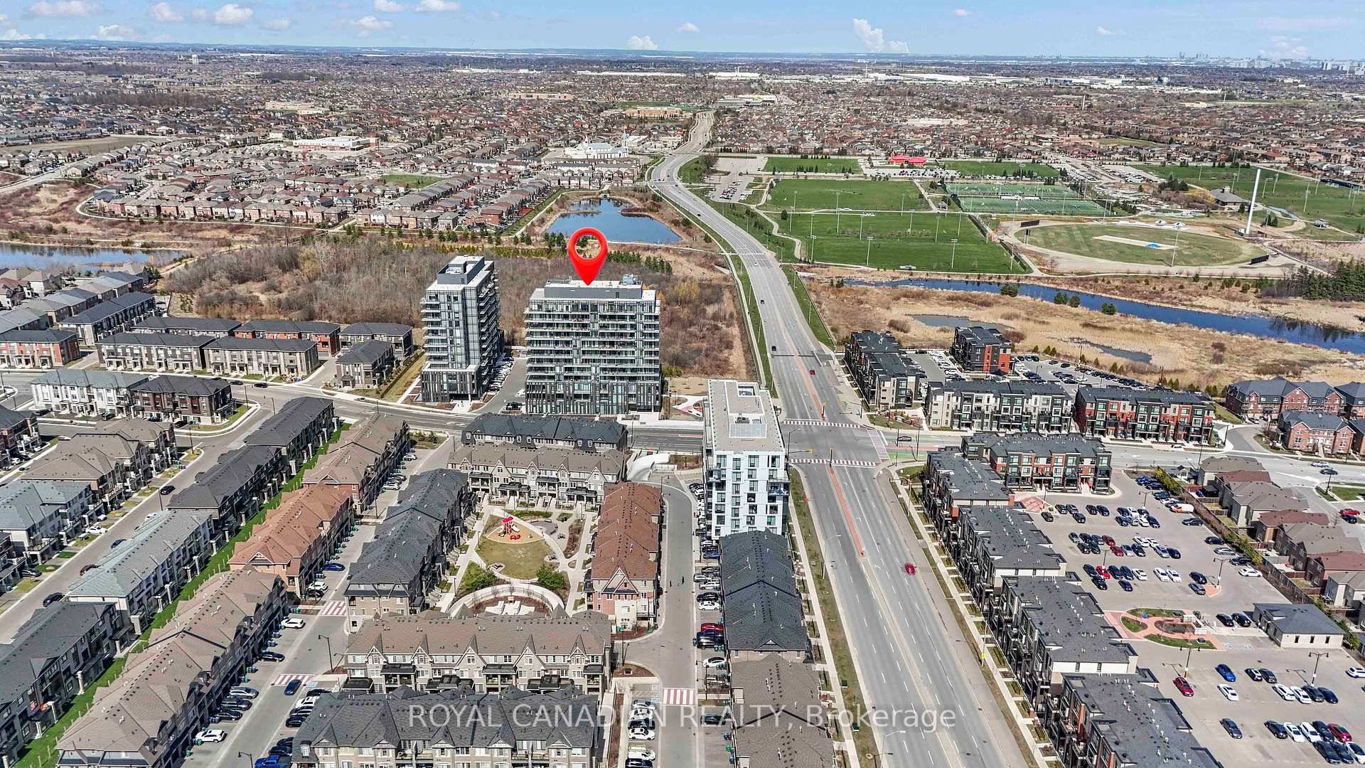 Step into elevated living with this elegant 1 bedroom den condo, tucked away in a serene community near Mount Pleasant GO Station in Northwest Brampton.