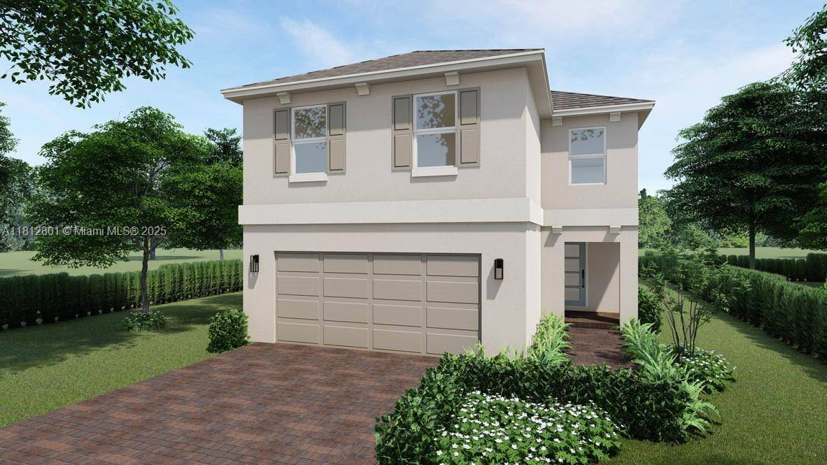The Aisle floor plan featured in our new community called Messina Place in Homestead, Florida.