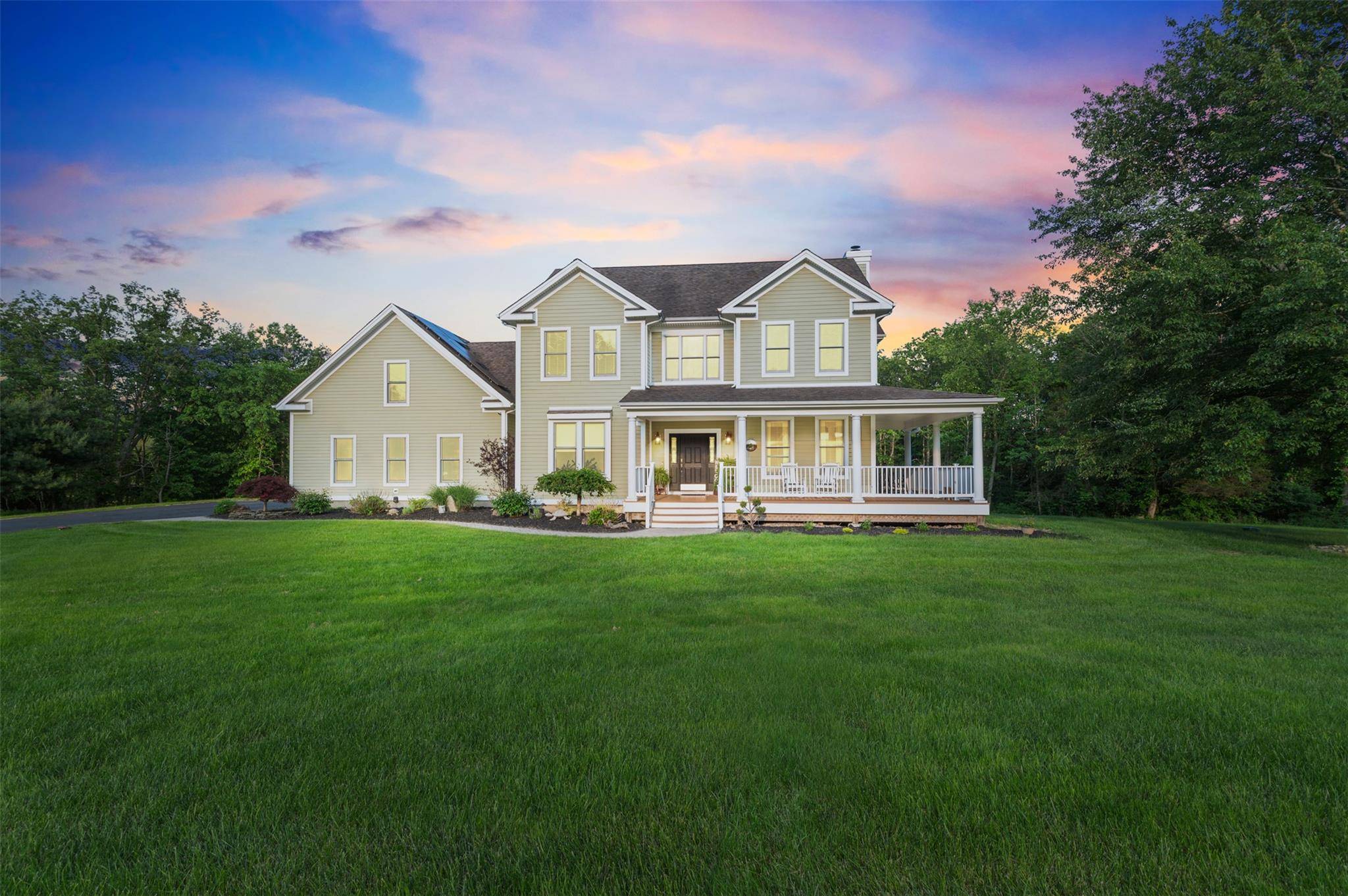 Luxury meets comfort in this spacious meticulously kept home with bonus room nestled on 3 lush, tree lined acres in the desirable Pine Bush School District !