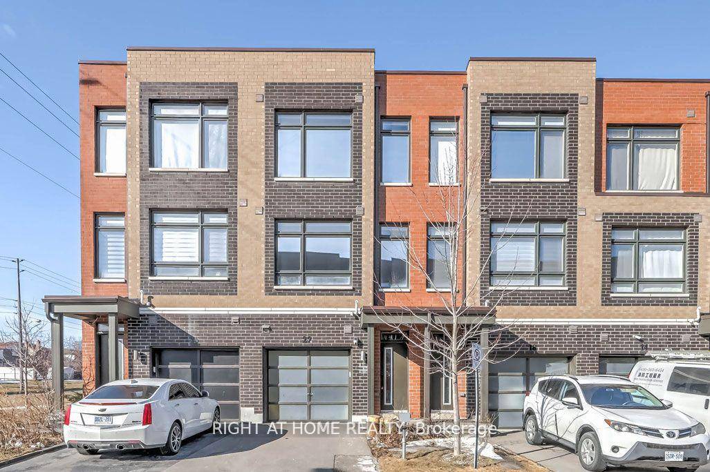 Gorgeous, Fully Renovated and Sun Lit Contemporary Style Townhome Backing Onto Park and Conveniently located on the Vaughan Toronto Border.