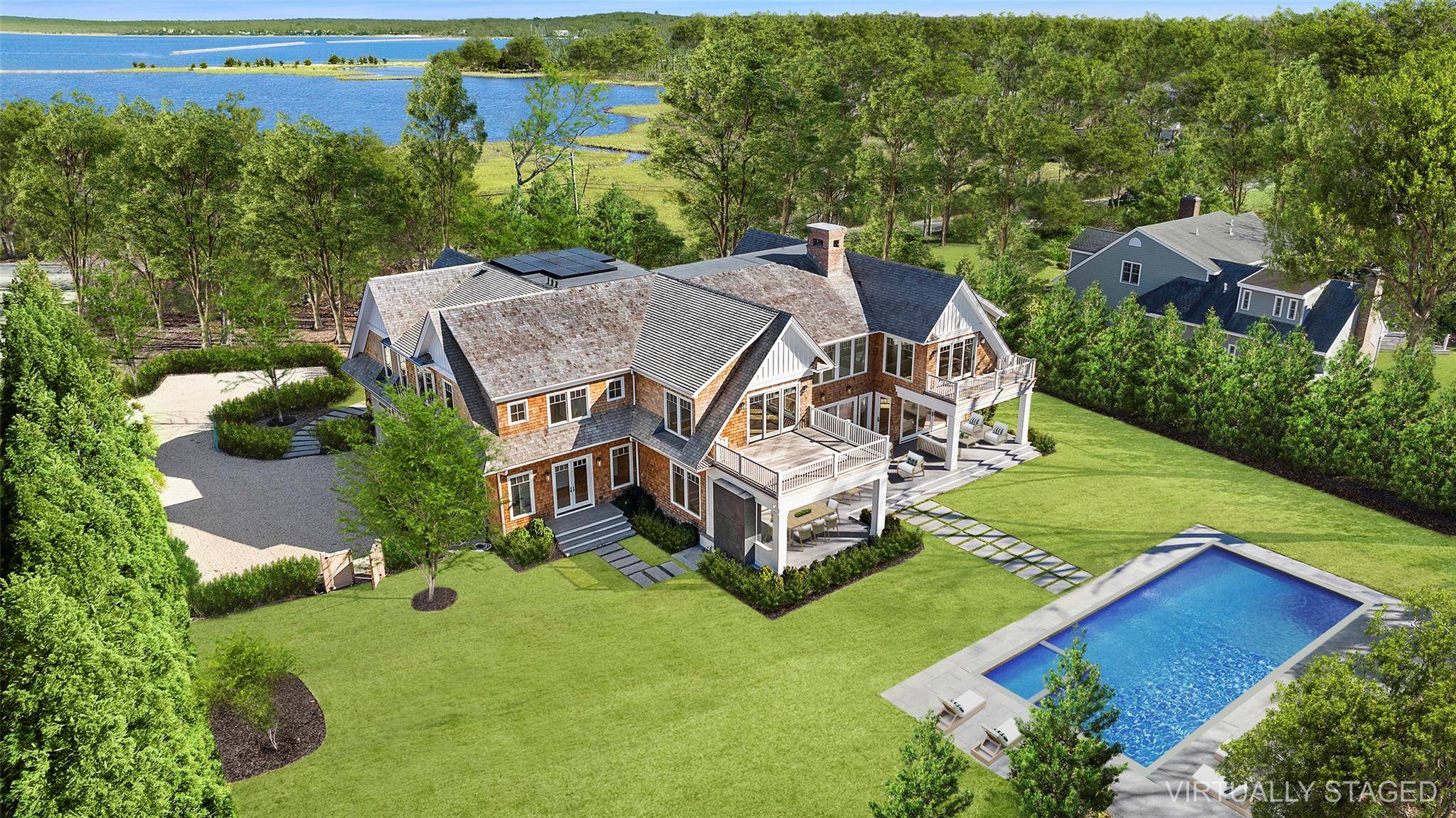 Set within the tranquil and prestigious enclave of North Haven, 25 Fresh Pond Road offers a rare opportunity for refined coastal living.