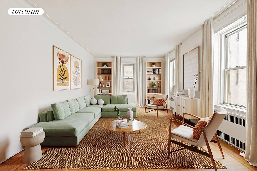 PRIME PARK SLOPE CHARM MEETS SPACIOUS PRE WAR ELEGANCE.