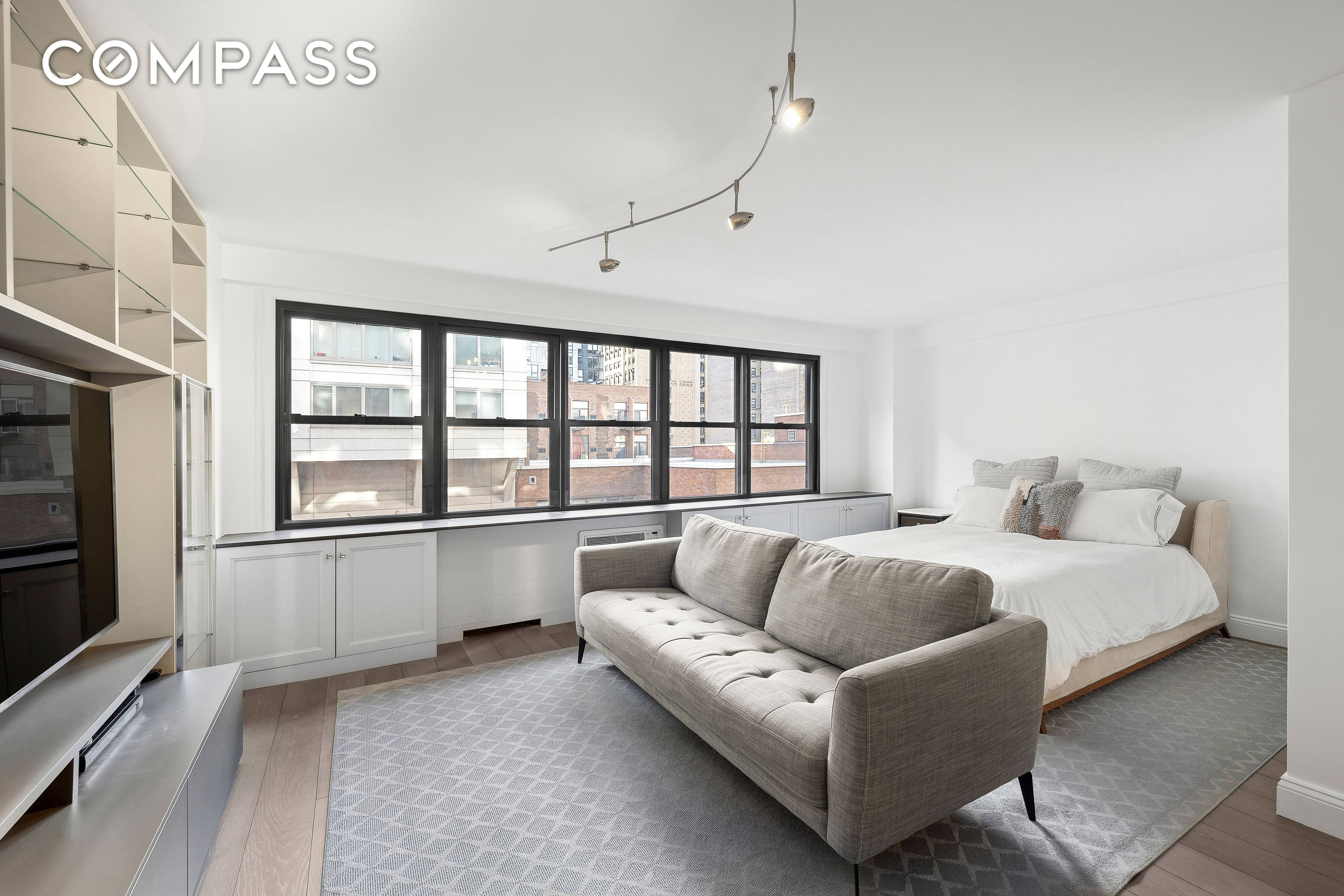 Situated in one of Gramercy s most coveted locations, this completely gut renovated extra large alcove studio home is a masterpiece of thoughtful craftsmanship and modern design.