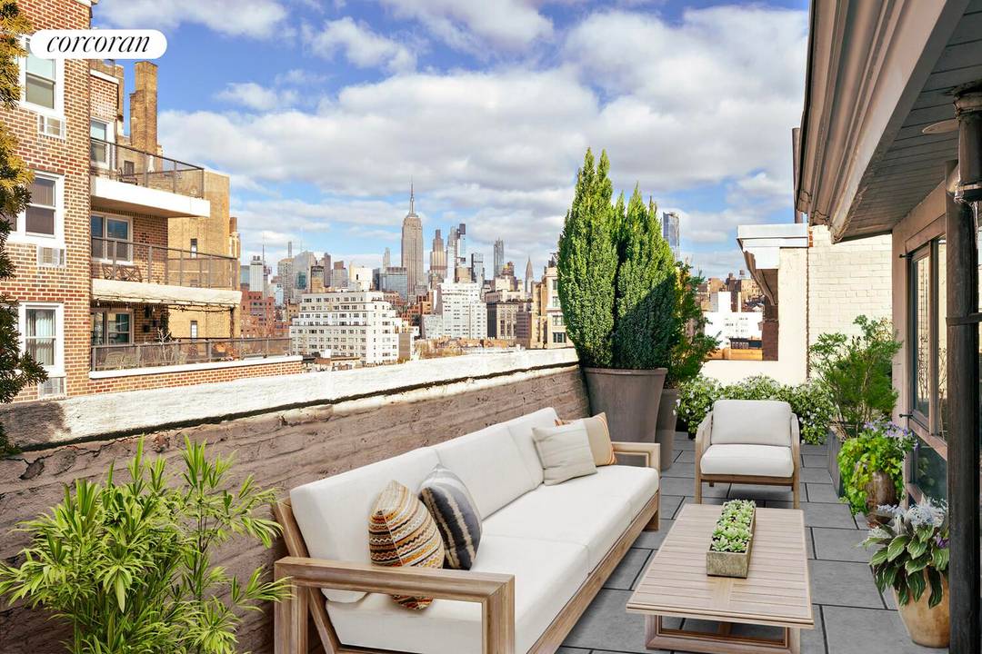 Timeless West Village Charm Perched atop a historic 1895 printing house, this rare three bedroom, two and a half bathroom duplex penthouse captures the essence of West Village living, where ...