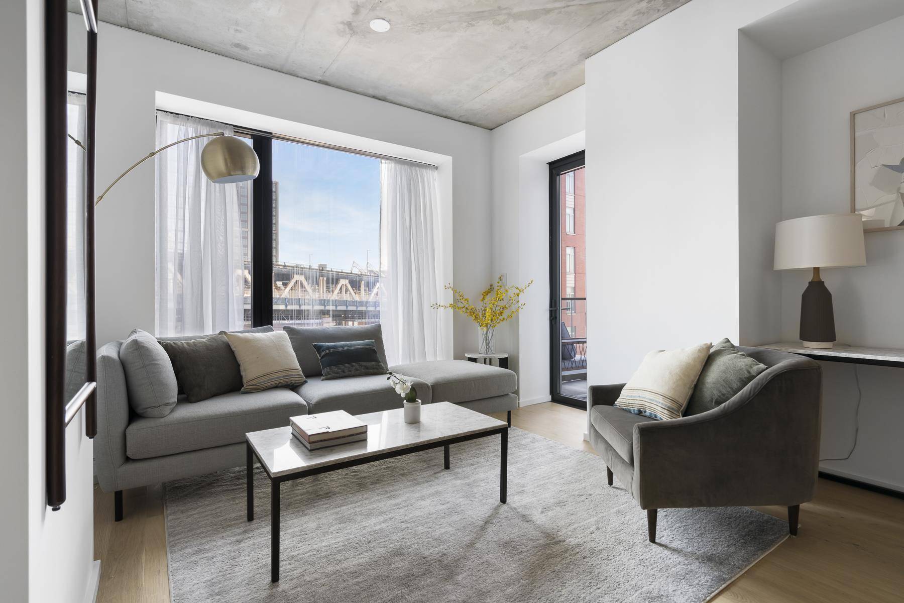 The two bedrooms at 98 Front provide a spacious refuge intuitively designed to feel luxurious ; most complete with private outdoor space.