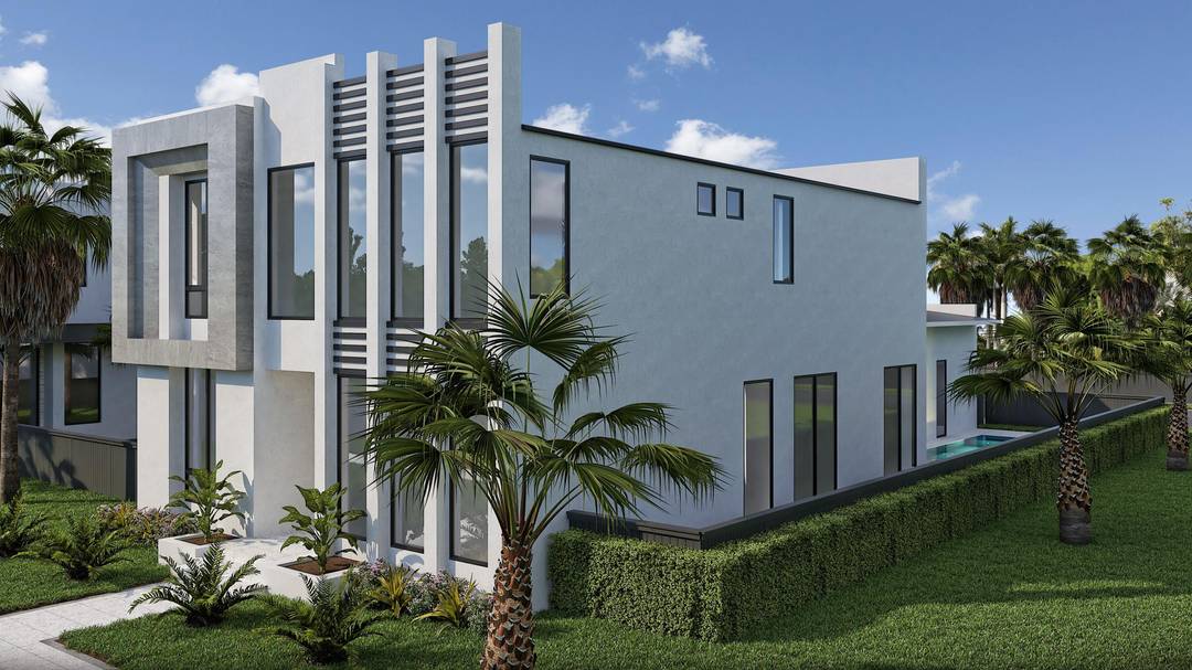 Under construction modern perfection near Downtown Delray Beach being built by reputable local developer Edgewater GC.