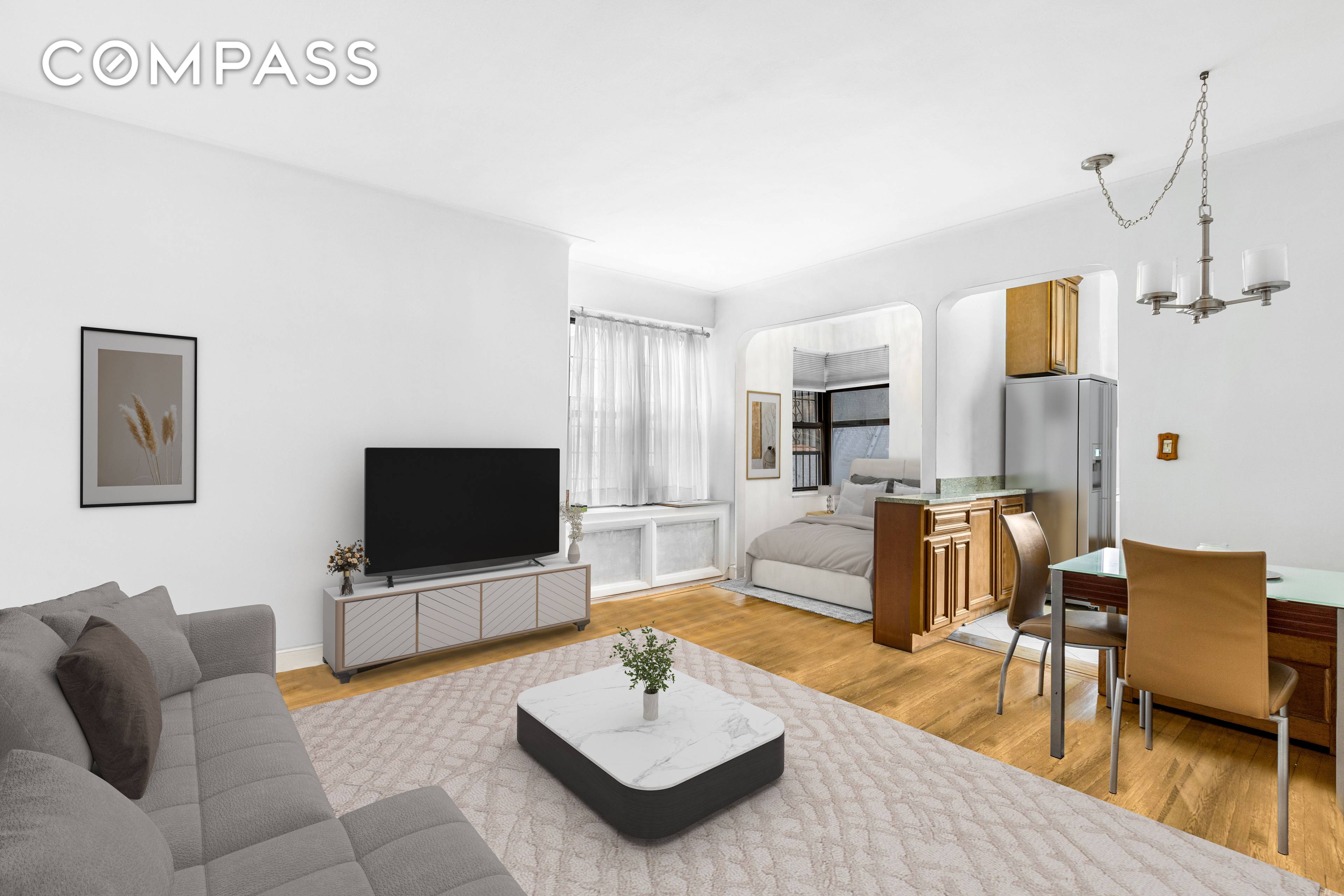 Beautifully renovated corner alcove studio, situated in the heart of West Chelsea, is now available !