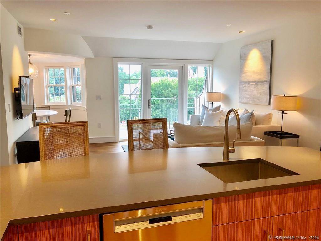 HIGH END LIVING This home is located in the Golden Triangle of downtown Westport.