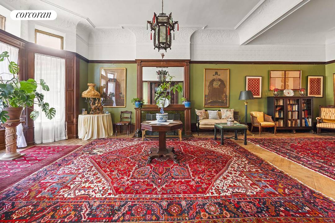 A James E. Ware Townhouse of Rare Integrity Mount Morris Park Historic District 25 Foot Wide Queen Anne Residence Designed in 1888 by architect James E.