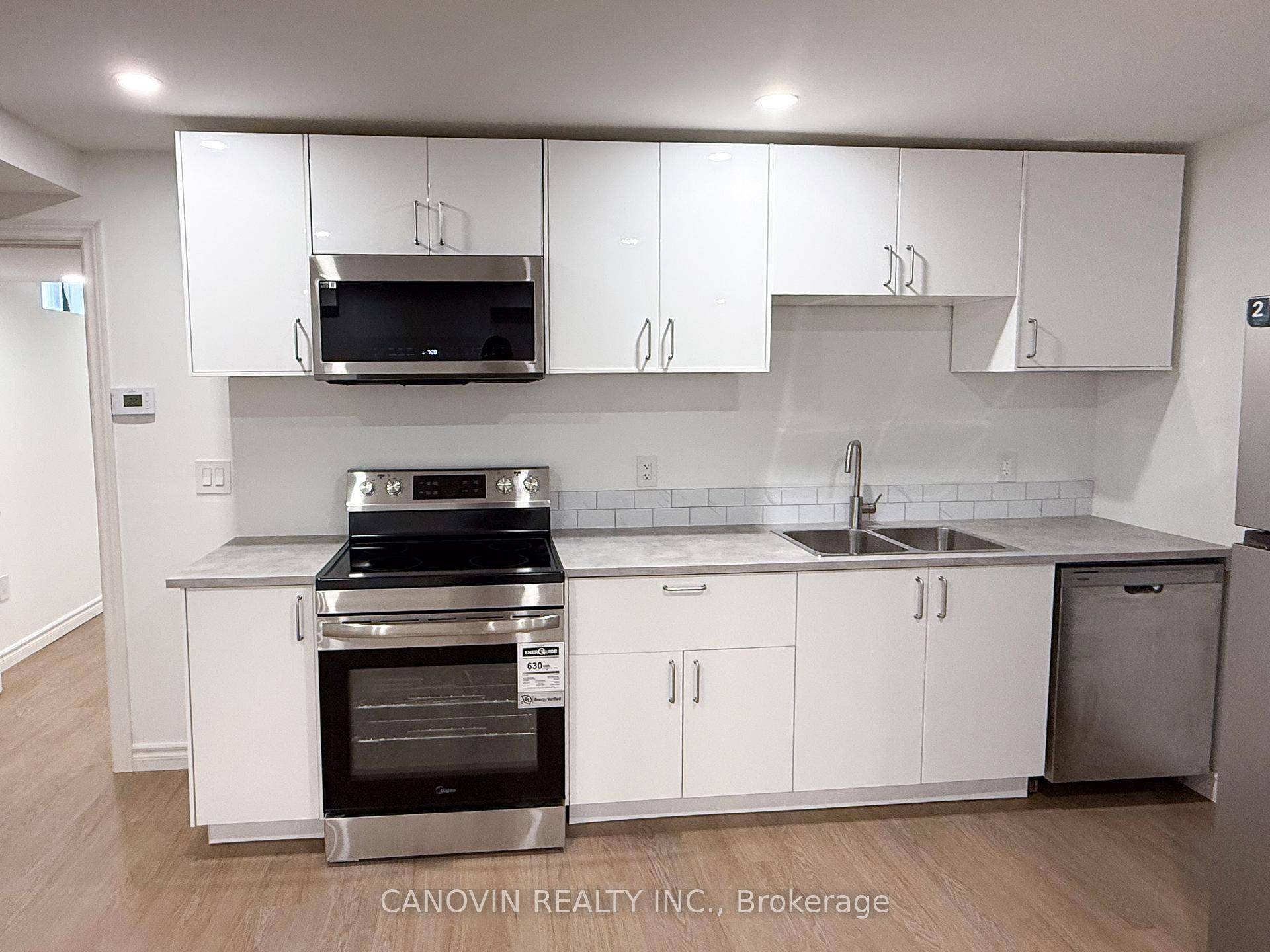 Spacious, newly finished 1 bedroom basement apartment with private entrance !