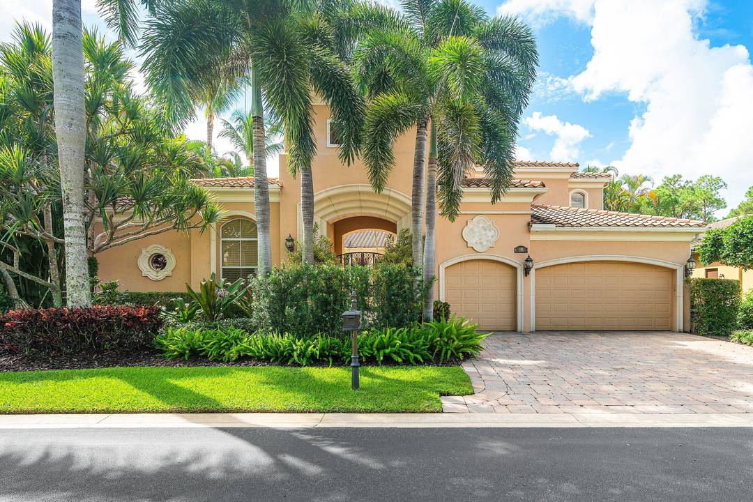 This stunning and meticulously maintained two story courtyard home is being offered with a Golf Membership purchase in Mirasol Country Club.