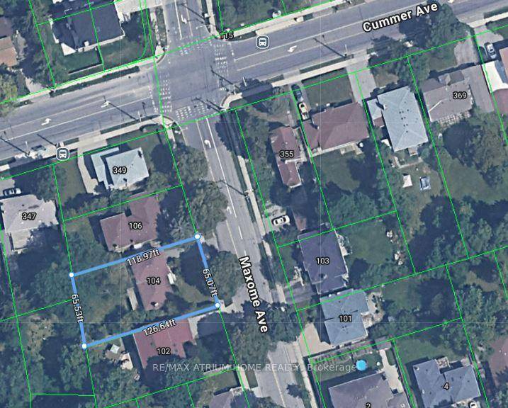 104 amp ; 106 Maxome Ave Total Combined Frontage 115 ft.